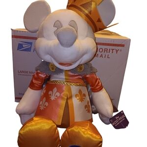 Disney Mickey Mouse Plush in Orange and Gold Outfit